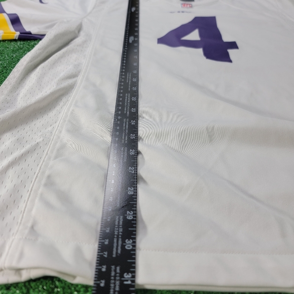 Nike Minnesota Vikings Dalvin Cook #4 Football Jersey Size Large White Purple - Picture 5 of 8